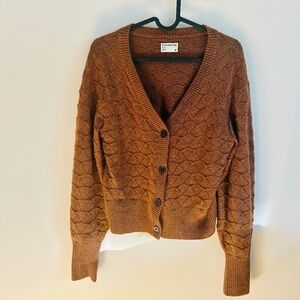 Like new Frank & Oak pointelle cardigan